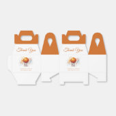 Waterverf Basketbal Baby shower Bedankdoosjes (Uitgevouwen)