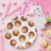 Waterverf Basketbal Papieren Bord (Feest)