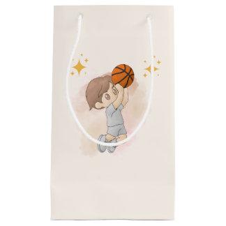 Waterverf Basketbal Verjaardagsfeestje Klein Cadeauzakje