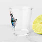 Waterverf Basketball Shot Glas (Rechts)