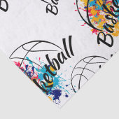 Waterverf Basketball Tissuepapier (Detail)