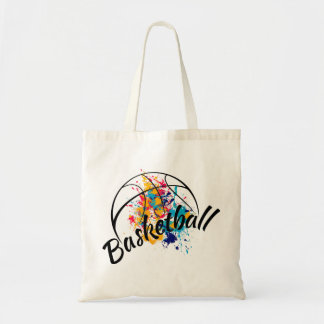 Waterverf Basketball Tote Bag