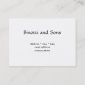 Waterverf Bassano Del Grappa Italië Visitekaartje (Achterkant)