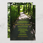 Waterverf bat Mitzvah Kaart (Voorkant / Achterkant)