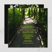 Waterverf bat Mitzvah Kaart (Voorkant / Achterkant)