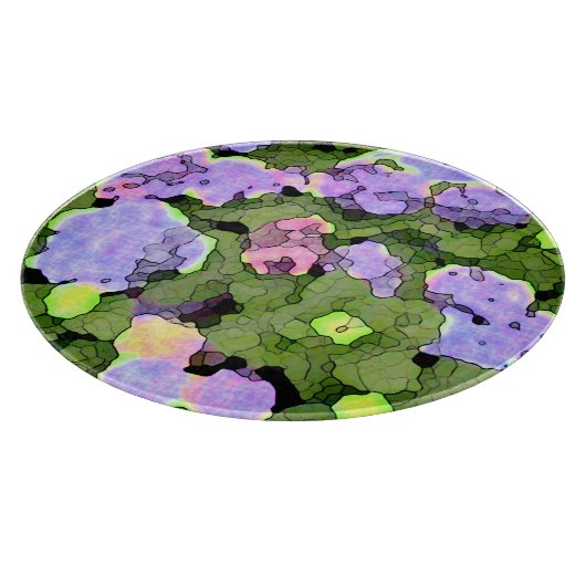 Waterverf Batik Hydrangeas Charcuterie Board Snijplank (Hoek)