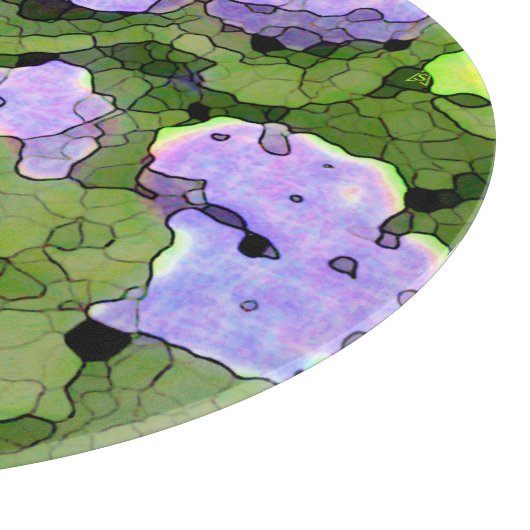 Waterverf Batik Hydrangeas Charcuterie Board Snijplank (Hoek)