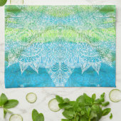 Waterverf Batik Paisley Tea Towel Theedoek (Gevouwen)