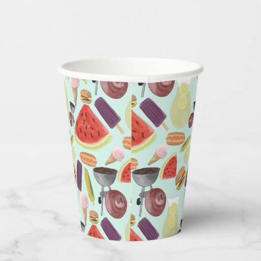 WATERVERF BBQ PAPIEREN BEKERS (Rechts)