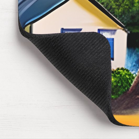 Waterverf Beach Art Muismat (Hoek)