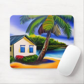 Waterverf Beach Art Muismat (Met muis)