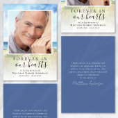 Waterverf Beach Begrafenis Sympathie Dank u Kaart