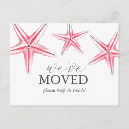 Waterverf Beach Bewegende Aankondiging Briefkaarte Briefkaart