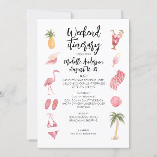 Waterverf Beach Birthday Weekend route Kaart