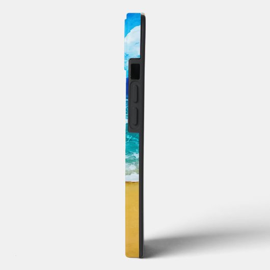 Waterverf Beach iPhone/iPad case (Achterkant / Links)