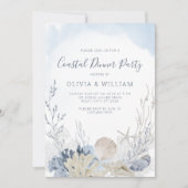 Waterverf Beach Kustdiner Kaart (Voorkant)