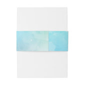 Waterverf Beach Oars bruiloft Uitnodigingen Wikkel (Achterkant Voorbeeld)