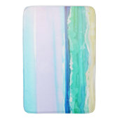 Waterverf Beach Scene 1 Badmat (Voorkant Verticaal)