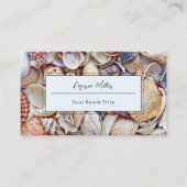 Waterverf Beach Seashells Visitekaartje (Voorkant)