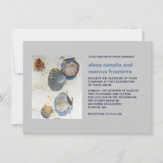 Waterverf Beach Shells Weddenschap Kaart