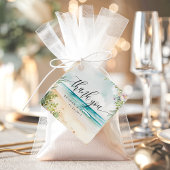 Waterverf Beach Summer Weddenschap Bedankjes Labels