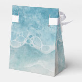 Waterverf Beach Trouwgasten Bedankdoosjes (Achterkant)