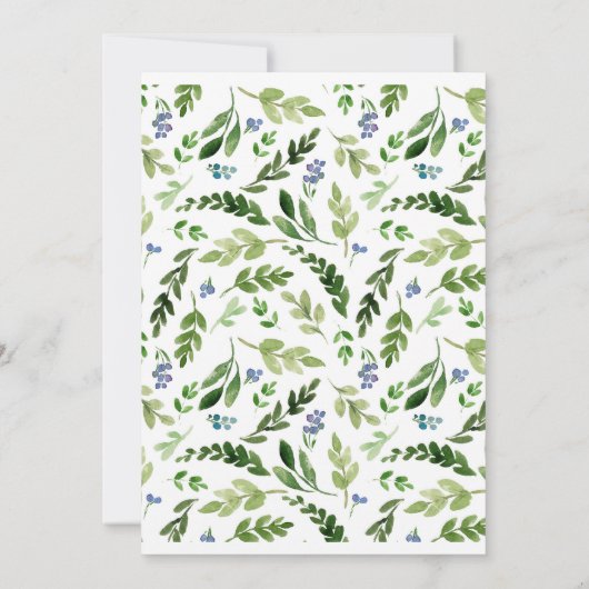 Waterverf Beach Weddenschap Black Couple Kaart (Achterkant)