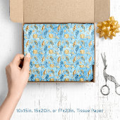 🐚 Waterverf Beach Zee Life Shells & Starfish Tissuepapier