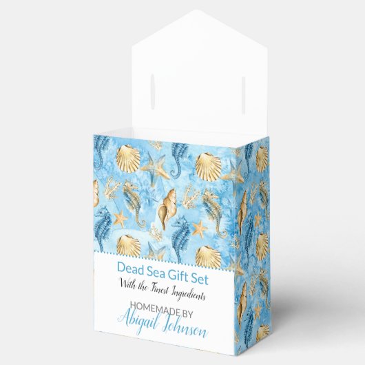 Waterverf Beach Zee Life Spa Cadeauverpakking Bedankdoosjes (Geopend)