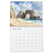 Waterverf Beach Zeegezichten Kalender (Jan 2026)