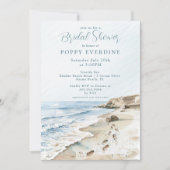 Waterverf BeachBruidsdouche Kaart (Voorkant)