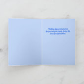 Waterverf Beauty Sympathy Wenskaart Kaart (Binnen)