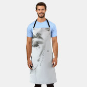 Waterverf Beauty: Vrouw portretillustratie Schort (Gedragen)