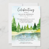 Waterverf Bebost Meer Viering van het Leven Foto Kaart (Voorkant)