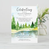 Waterverf Bebost Meer Viering van het Leven Foto Kaart (Staand voorkant)