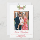 Waterverf Bedankt zijn voor God traditioneel Foto Feestdagenkaart (Voorkant)