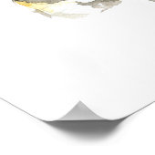 Waterverf Bee Art Print (Hoek)