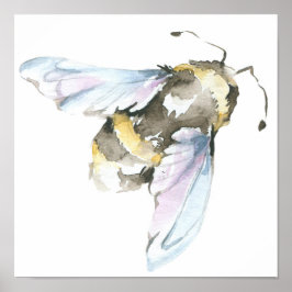 Waterverf Bee Art Print