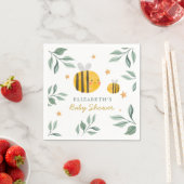 Waterverf Bee Honey Sweet Baby shower servetten (Insitu)