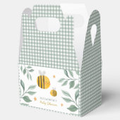 Waterverf Bee Honey Zoet Baby shower Bedankdoosjes (Geopend)