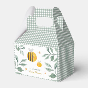 Waterverf Bee Honey Zoet Baby shower Bedankdoosjes