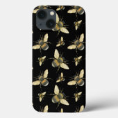 Waterverf Bee iPhone case (Achterkant)