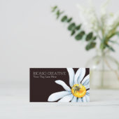 Waterverf Bee op Flower Custom gepersonaliseerd Visitekaartje (Staand voorkant)