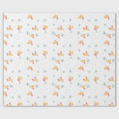 Waterverf Bee Pattern Wrapping Paper Cadeaupapier (Vlak)