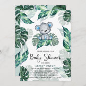 Waterverf Beer Boy Baby shower Kaart (Voorkant / Achterkant)