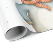  Waterverf Beer Cadeaupapier (Rol Hoek)