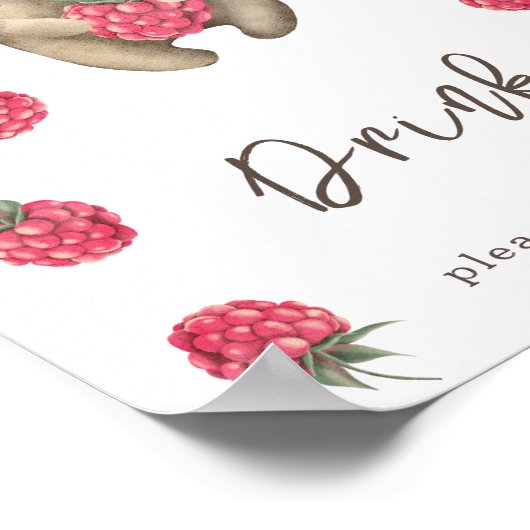 WATERVERF BEER - DRINKEN POSTER (Hoek)