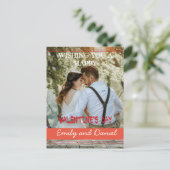 Waterverf Beer Foto Valentijnsdag gepersonaliseerd Briefkaart (Staand voorkant)