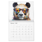 Waterverf Beer Panda Kalender (Feb 2027)