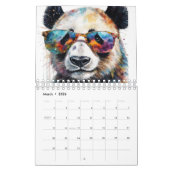 Waterverf Beer Panda Kalender (Mar 2026)